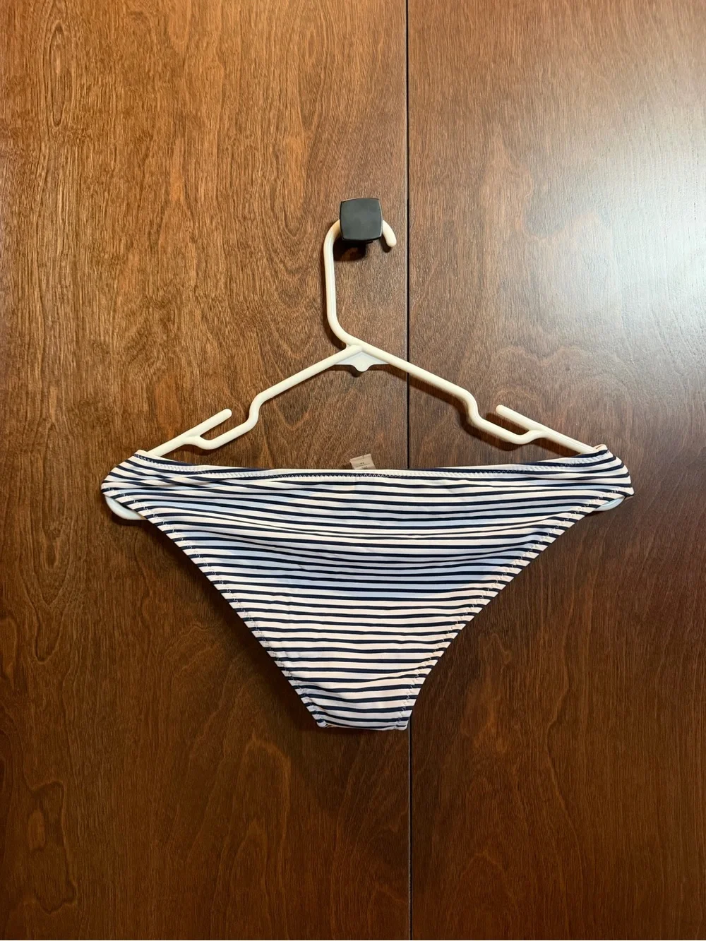 Women’s Striped Navy & White Bikini Top/Bottoms
